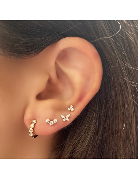 CLOVER FLATBACK PIERCING