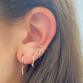 BALLS HUGGIE EARRING 2