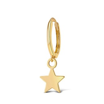 STAR CHARM HUGGIE EARRING
