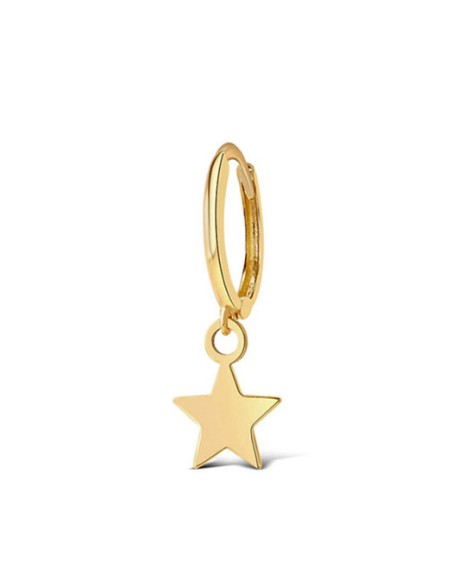 STAR CHARM HUGGIE EARRING