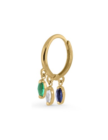 CHARMS HUGGIE EARRING