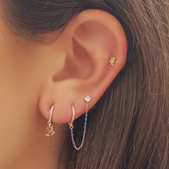 copy of BALLS HUGGIE EARRING 2