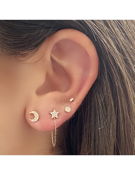 copy of BALLS HUGGIE EARRING