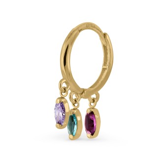 copy of CHARMS HUGGIE EARRING