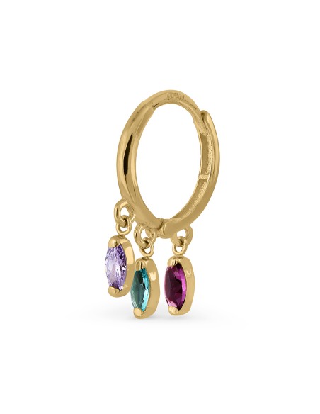 copy of CHARMS HUGGIE EARRING