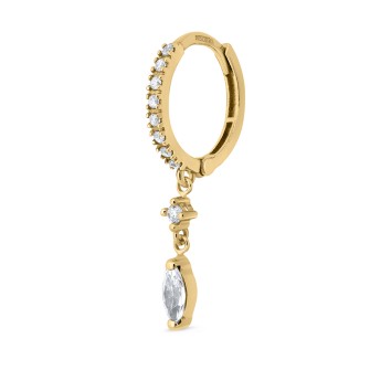 copy of CHARMS HUGGIE EARRING