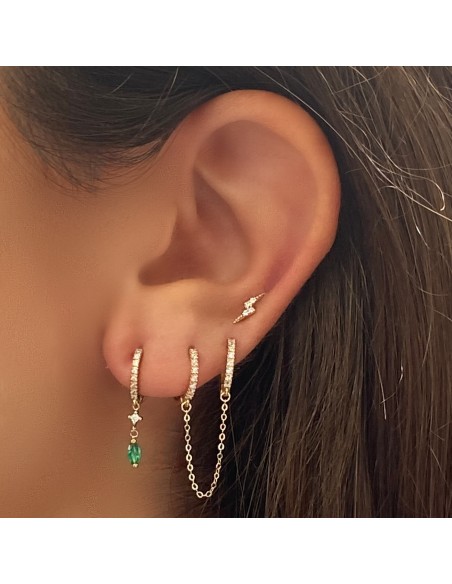 copy of CHARMS HUGGIE EARRING