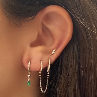 copy of BALLS HUGGIE EARRING 2