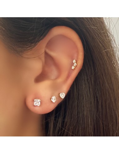 HEART SHAPED CLAW EARRING